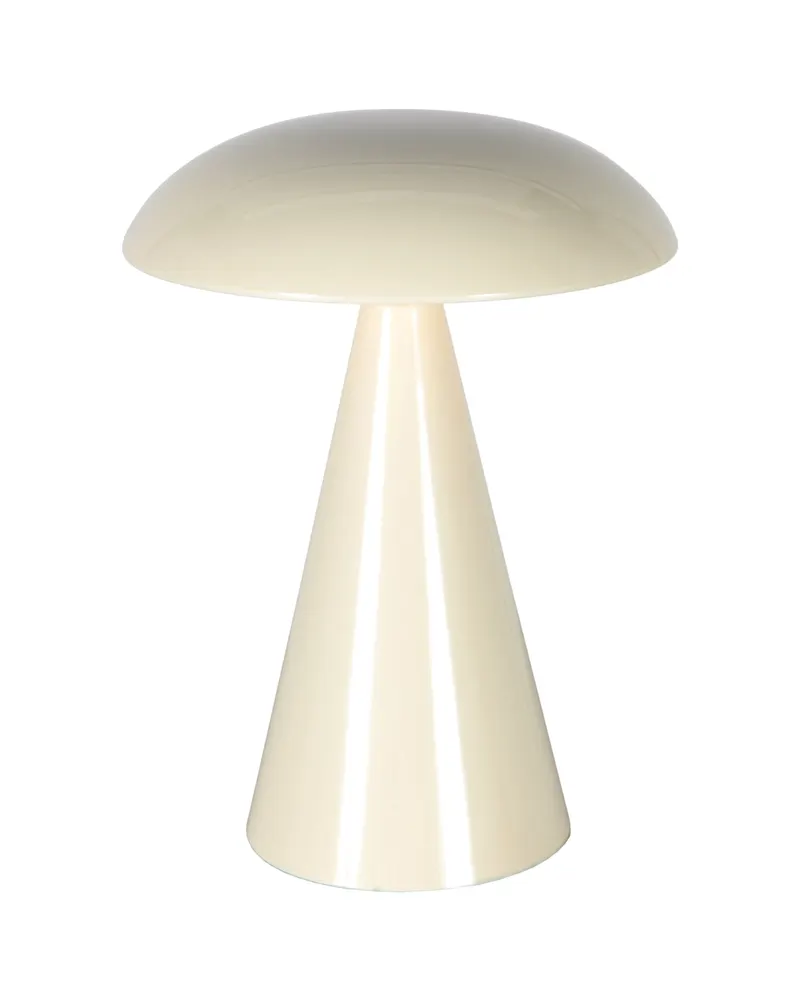 Mush Akku-Tischleuchte, Braun in Creme, Ansicht 5