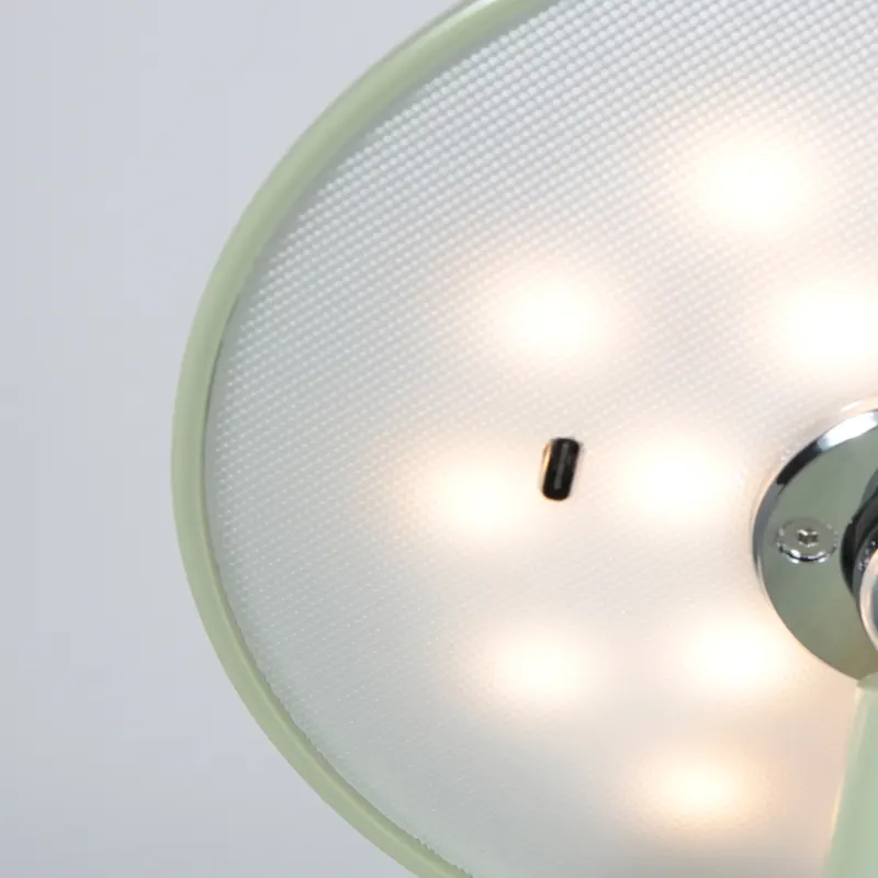 Mush batteriebetriebene Tischleuchte mit Touchdimmer in Grün, Ansicht 11