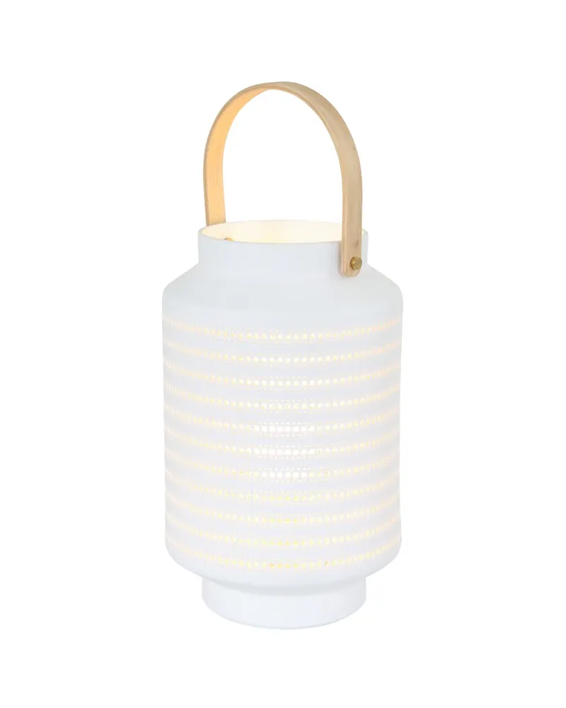 Porcelain Tischlampe aus Porzellan mit E14 Fassung in Weiß, Ansicht 14