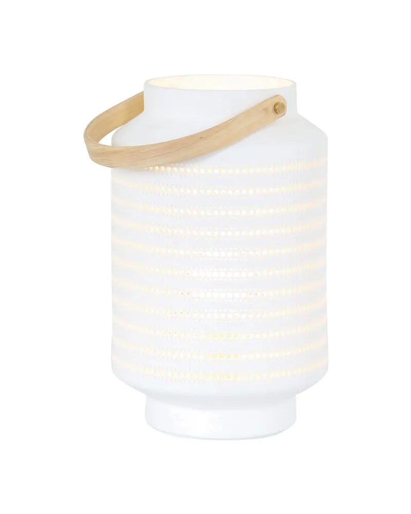 Porcelain Tischlampe aus Porzellan mit E14 Fassung in Weiß, Ansicht 6