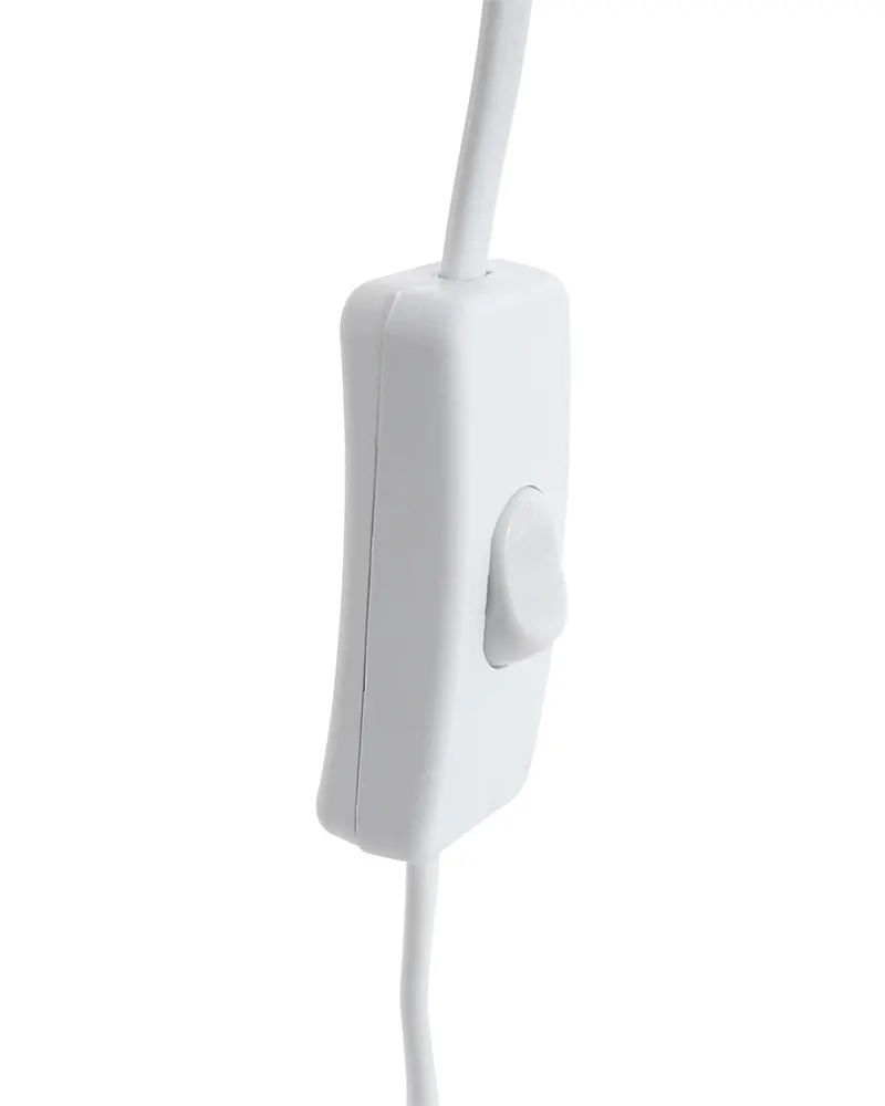 Porcelain Tischlampe aus Porzellan mit E14 Fassung in Weiß, Ansicht 8