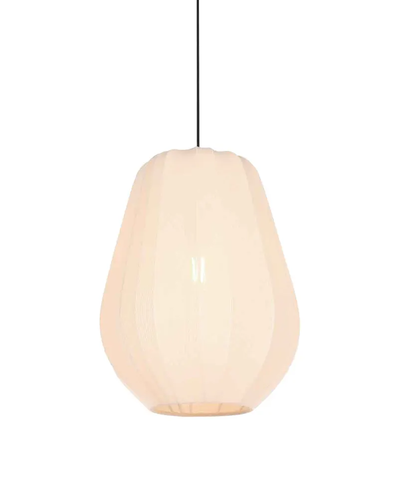 Sable Pendelleuchte in Creme mit höhenverstellbarer Aufhängung