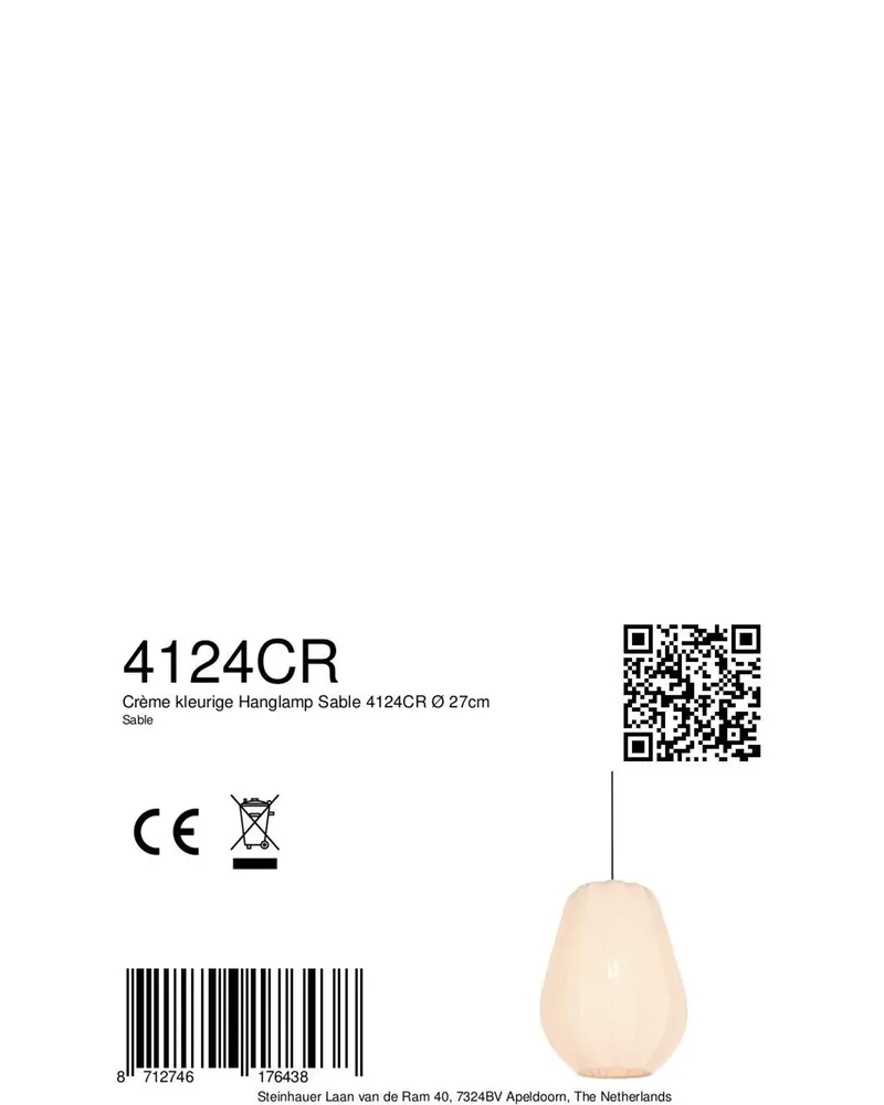 Sable Pendelleuchte in Creme mit höhenverstellbarer Aufhängung in Creme, Ansicht 10