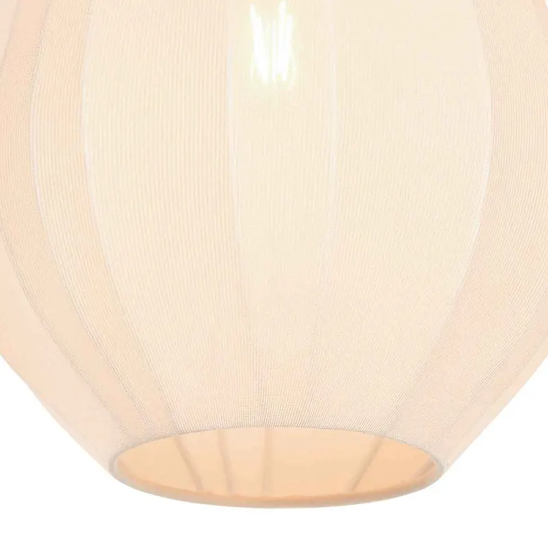 Sable Pendelleuchte in Creme mit höhenverstellbarer Aufhängung in Creme, Ansicht 8