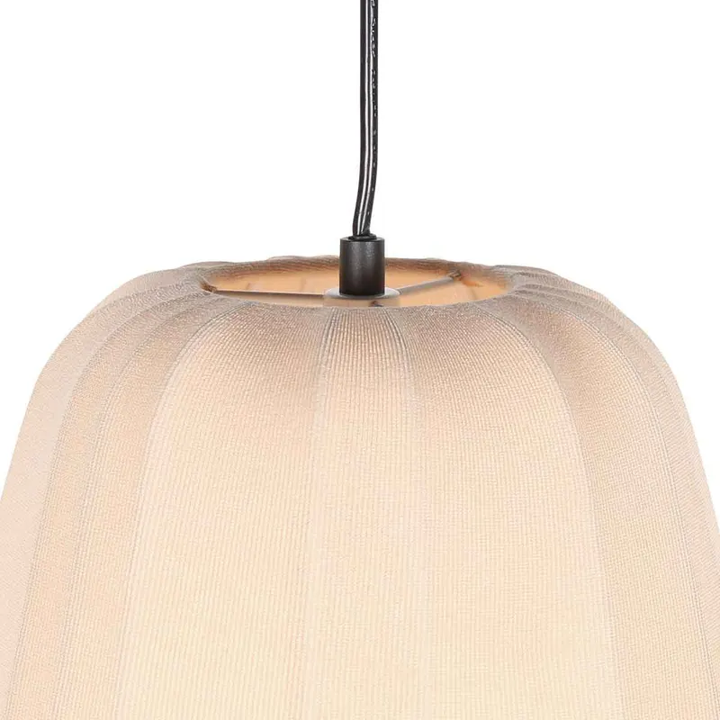 Sable Pendelleuchte in Creme mit höhenverstellbarer Aufhängung in Creme, Ansicht 9