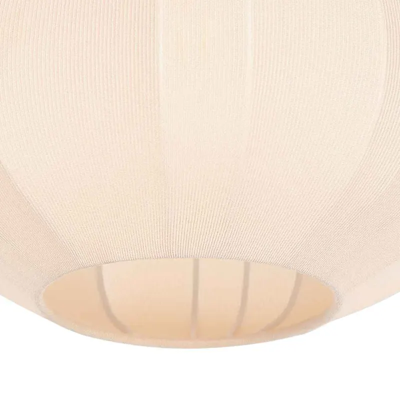 Sable Pendelleuchte mit Textilschirm in Creme, Ansicht 9