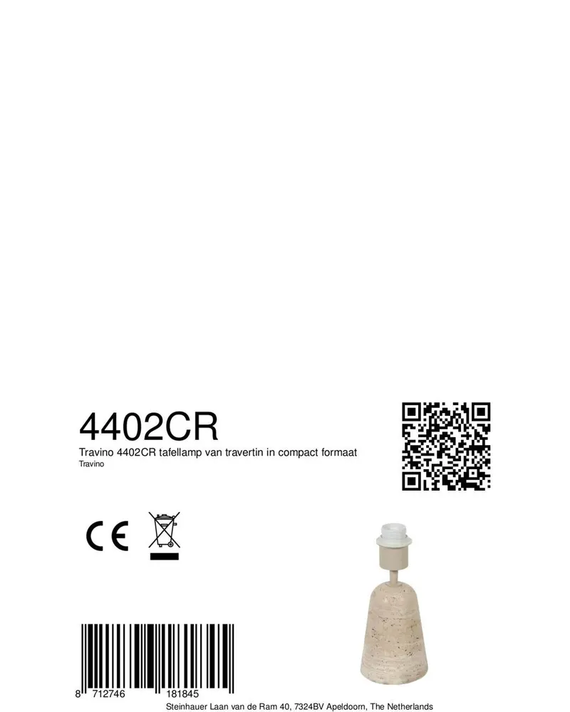 Travino Tischlampe mit verstellbarem Lesearm in Creme, Ansicht 11