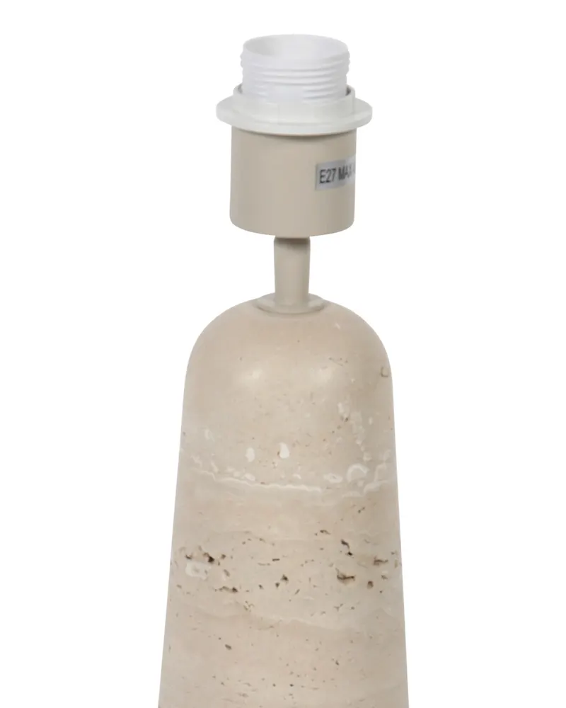 Travino Tischlampe mit Textilschirm in Creme, Ansicht 10