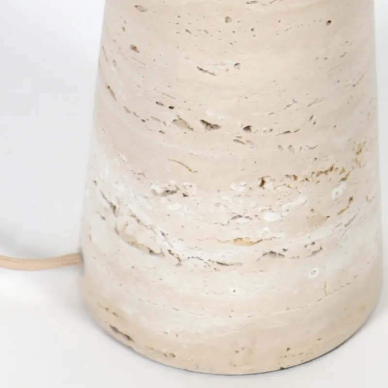 Travino Tischlampe mit Textilschirm in Creme, Ansicht 6