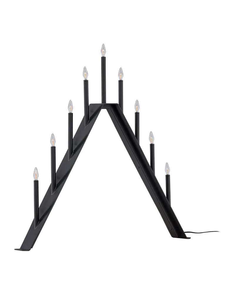 Åre Weihnachtsbeleuchtung als Adventsleuchter mit Lichtern in Kerzenform in 9 × 64 × 64 cm, Ansicht 9
