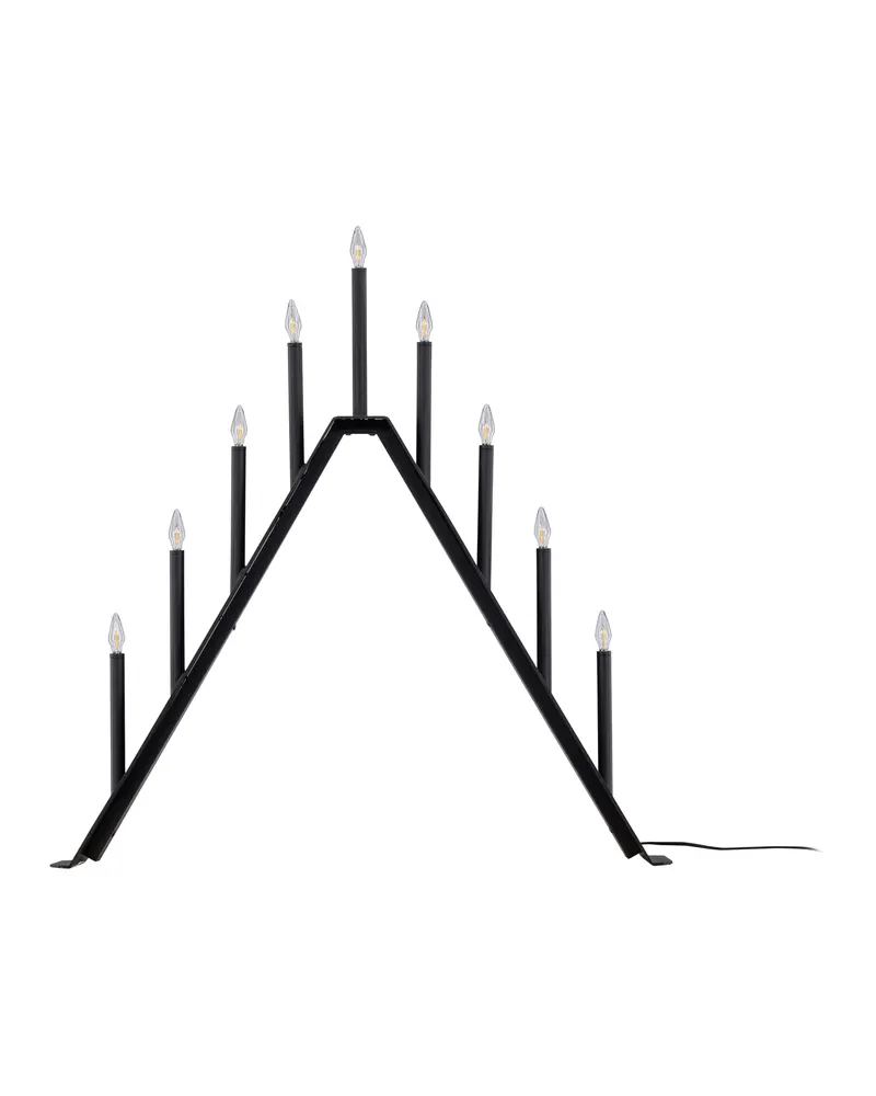 Åre Weihnachtsbeleuchtung als Adventsleuchter mit Lichtern in Kerzenform in 9 × 64 × 64 cm, Ansicht 10