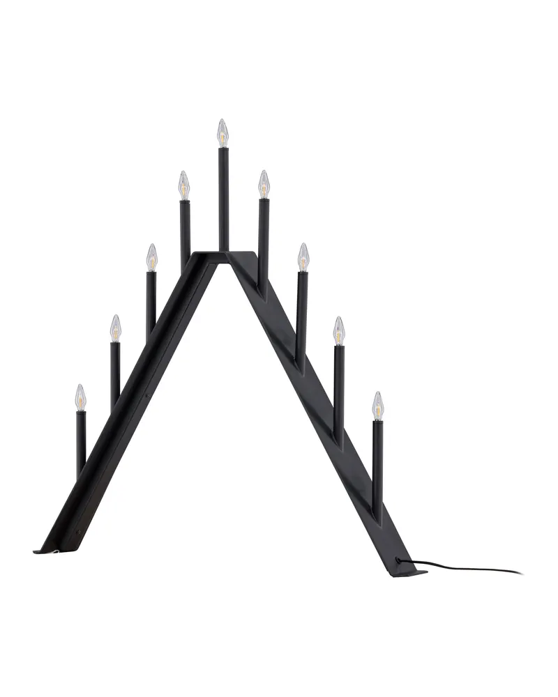 Åre Weihnachtsbeleuchtung als Adventsleuchter mit Lichtern in Kerzenform in 9 × 64 × 64 cm, Ansicht 11