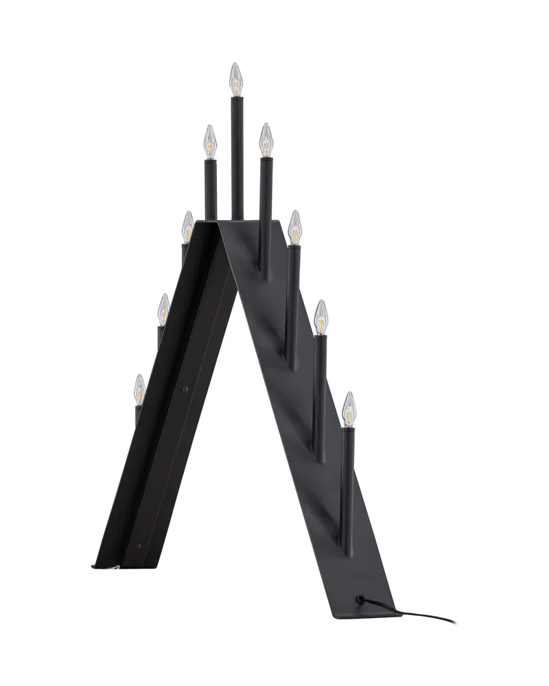 Åre Weihnachtsbeleuchtung als Adventsleuchter mit Lichtern in Kerzenform in 9 × 64 × 64 cm, Ansicht 12