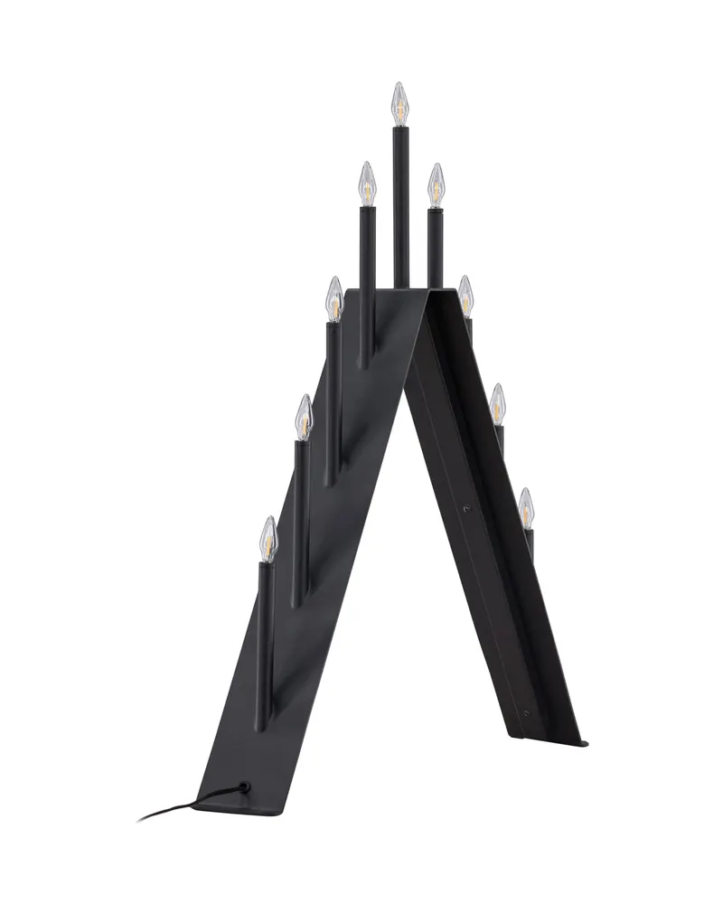 Åre Weihnachtsbeleuchtung als Adventsleuchter mit Lichtern in Kerzenform in 9 × 64 × 64 cm, Ansicht 3