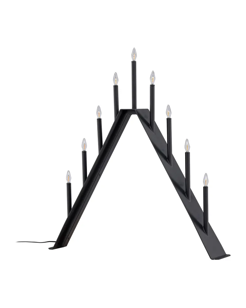 Åre Weihnachtsbeleuchtung als Adventsleuchter mit Lichtern in Kerzenform in 9 × 64 × 64 cm, Ansicht 5
