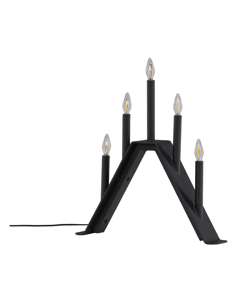 Åre Weihnachtsbeleuchtung als Adventsleuchter mit Lichtern in Kerzenform in 6 × 36 × 32 cm, Ansicht 6