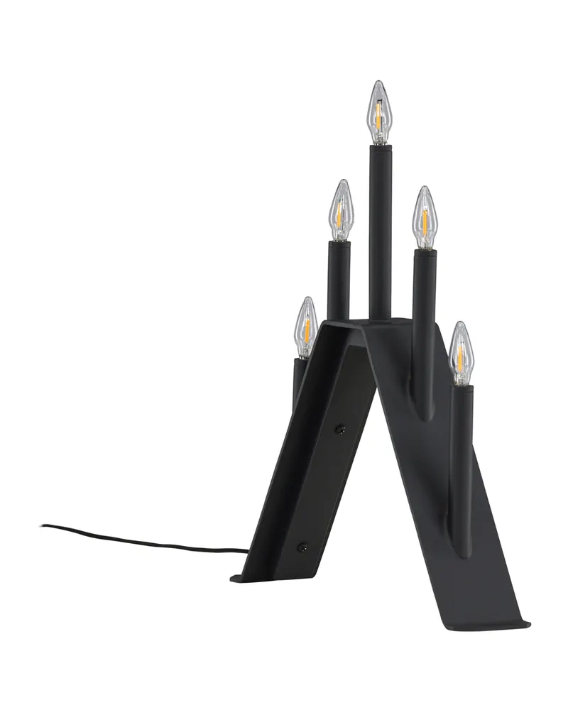 Åre Weihnachtsbeleuchtung als Adventsleuchter mit Lichtern in Kerzenform in 6 × 36 × 32 cm, Ansicht 7