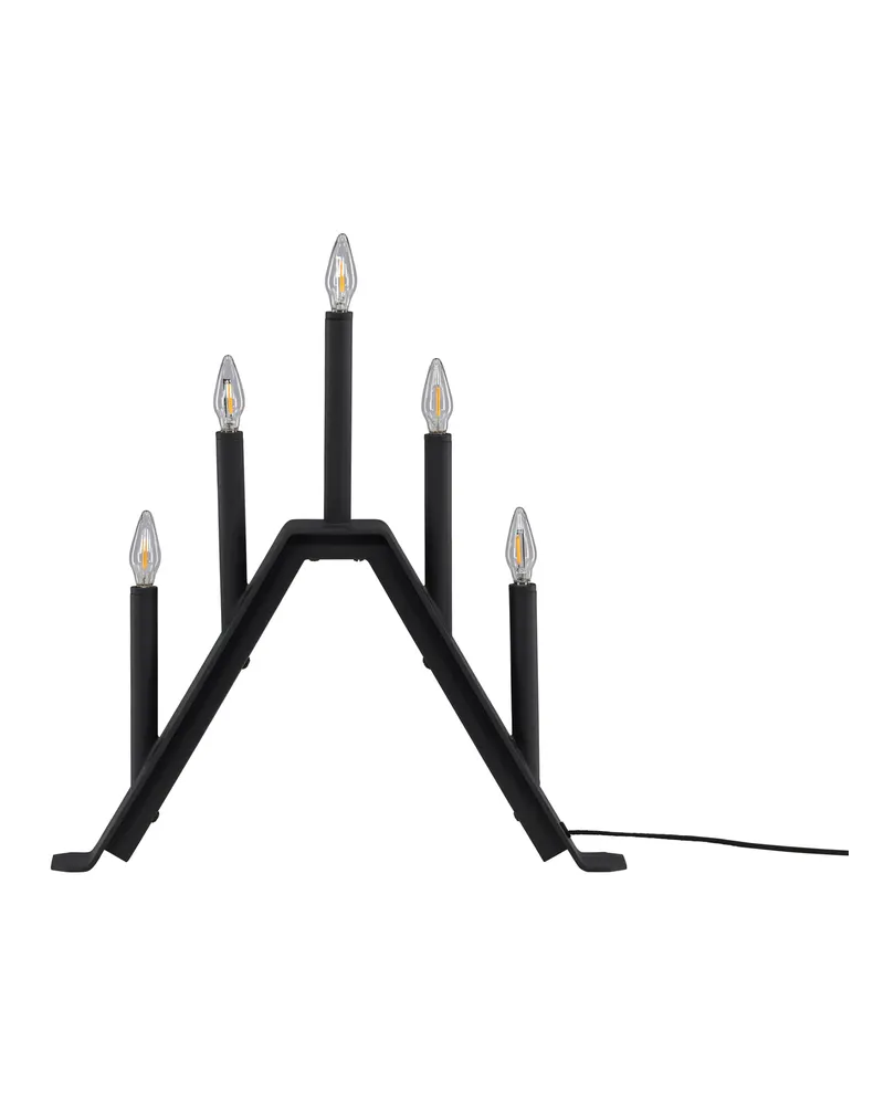 Åre Weihnachtsbeleuchtung als Adventsleuchter mit Lichtern in Kerzenform in 6 × 36 × 32 cm, Ansicht 11