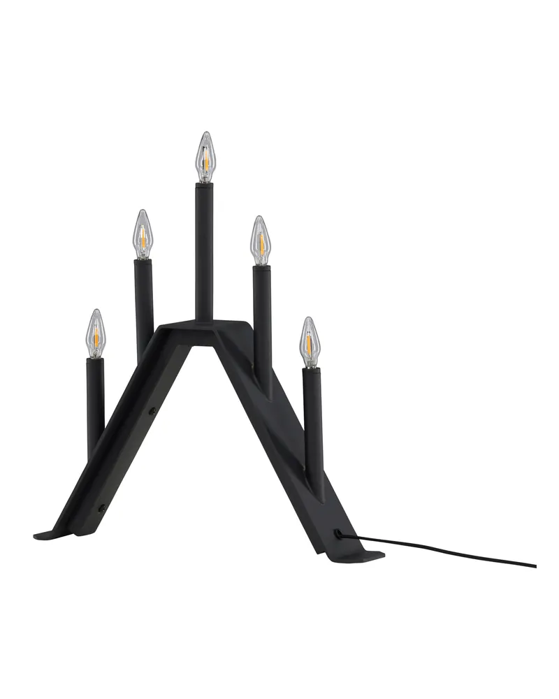 Åre Weihnachtsbeleuchtung als Adventsleuchter mit Lichtern in Kerzenform in 6 × 36 × 32 cm, Ansicht 12