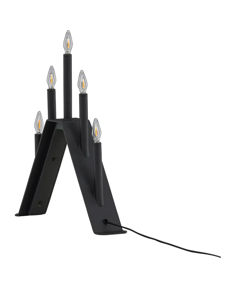 Åre Weihnachtsbeleuchtung als Adventsleuchter mit Lichtern in Kerzenform in 6 × 36 × 32 cm, Ansicht 13