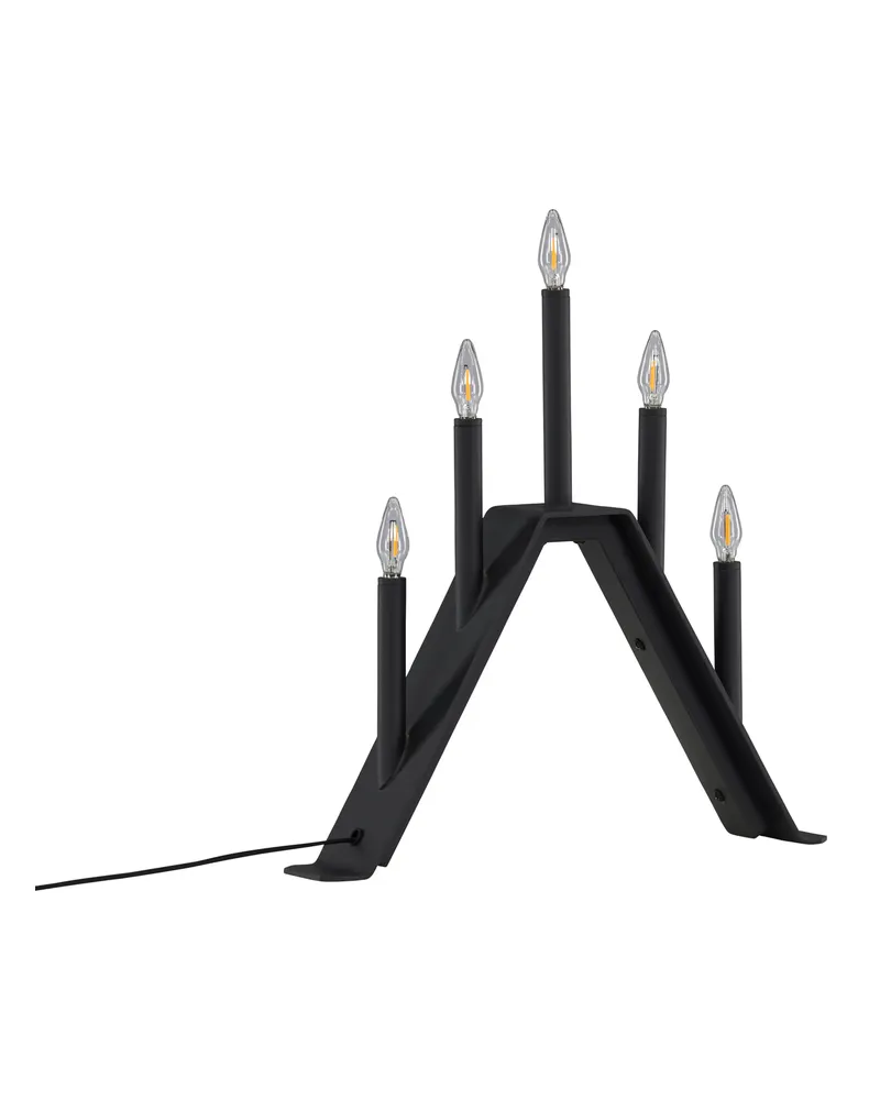 Åre Weihnachtsbeleuchtung als Adventsleuchter mit Lichtern in Kerzenform in 6 × 36 × 32 cm, Ansicht 14