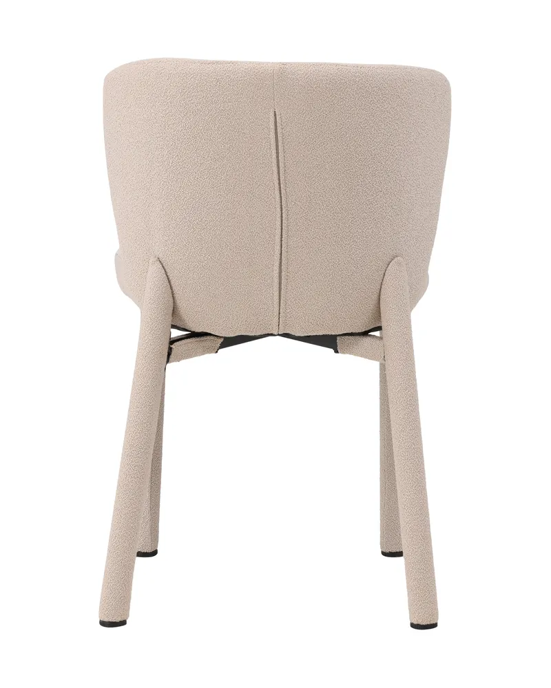 Astoria Esszimmerstuhl aus Bouclé in Beige, Ansicht 10