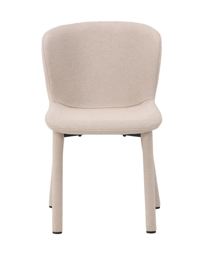 Astoria Esszimmerstuhl aus Bouclé in Beige, Ansicht 2