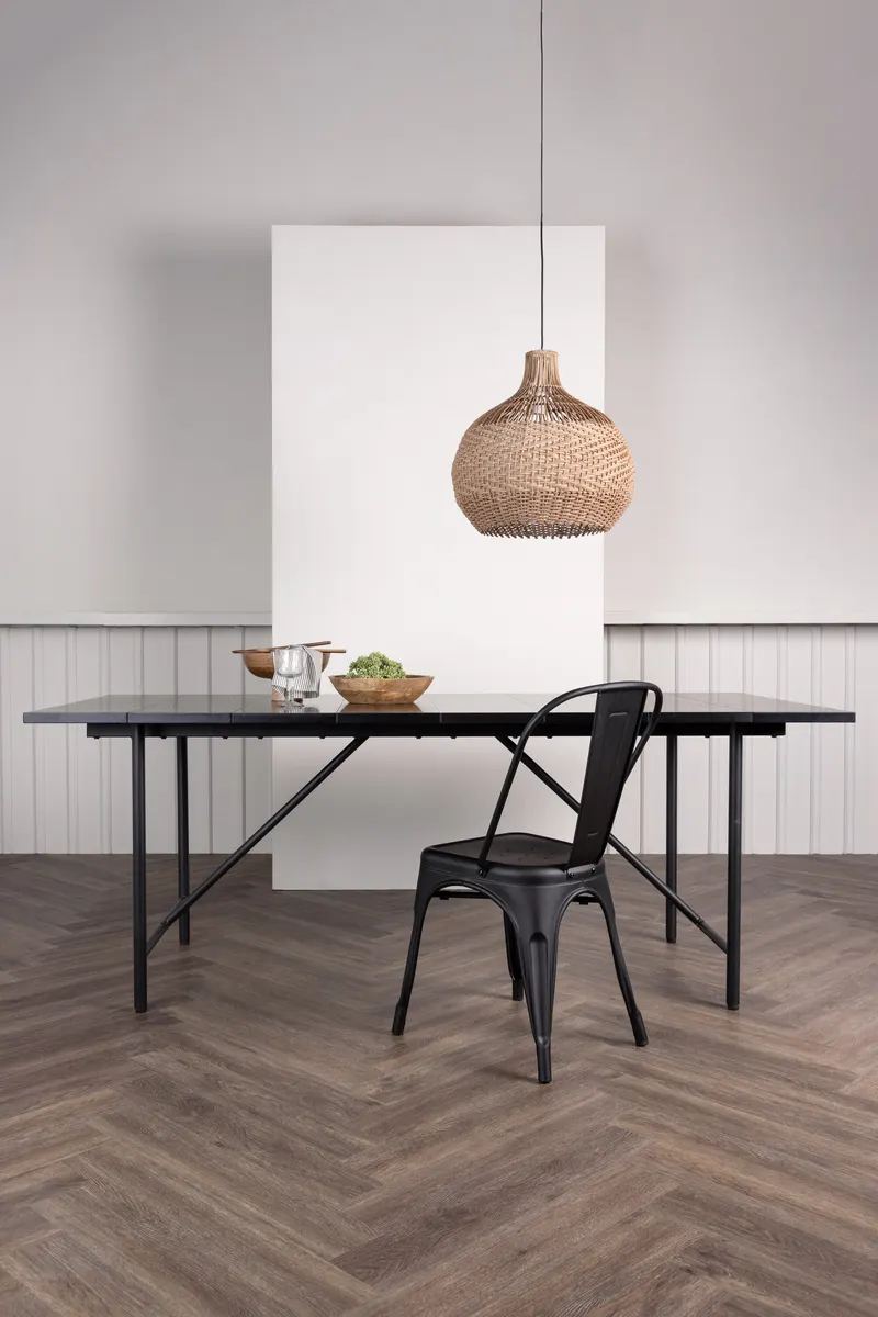 Astrid rechteckiger Esstisch 200 × 90 cm, im Wohnraum, Ansicht 1