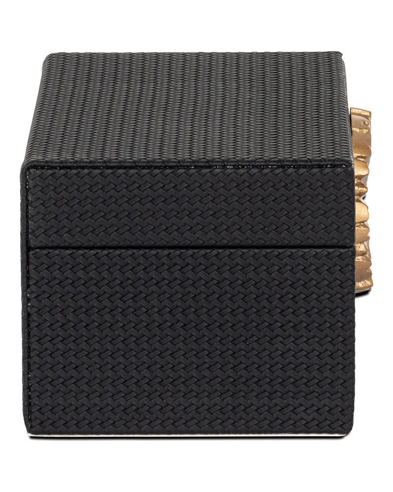Aufbewahrungsdose Amal klein, Schwarz/Gold von Richmond Interiors, Produktansicht 3