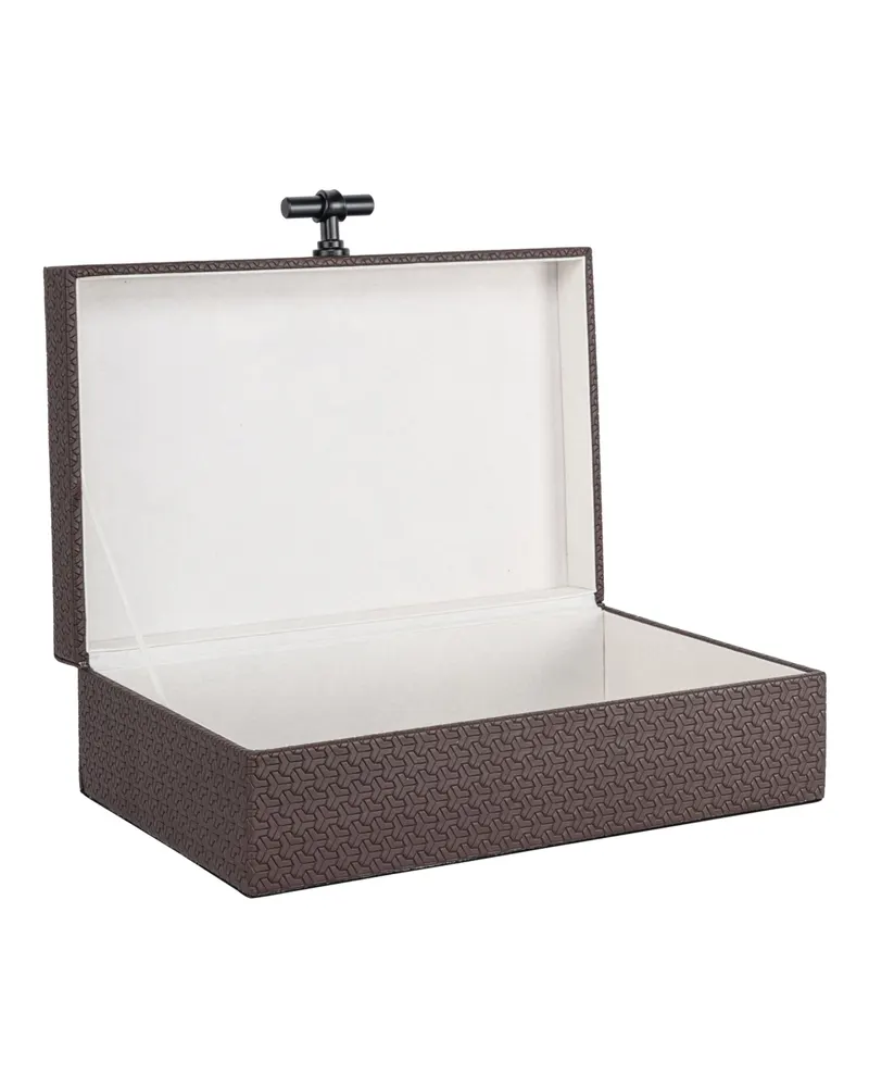 Aufbewahrungsbox Billie groß, Dunkelbraun von Richmond Interiors, Produktansicht 3