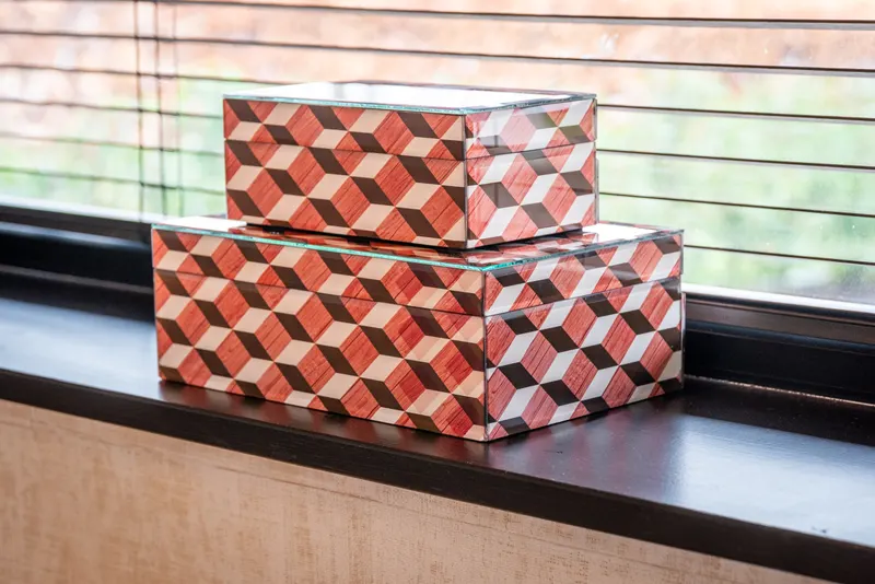 Aufbewahrungsbox Chady groß, mehrfarbig von Richmond Interiors, Wohnbeispiel 8, im Wohnraum