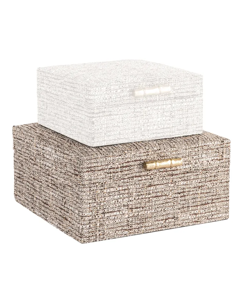 Aufbewahrungsbox Chalenny, Braun, groß von Richmond Interiors, Produktansicht 5