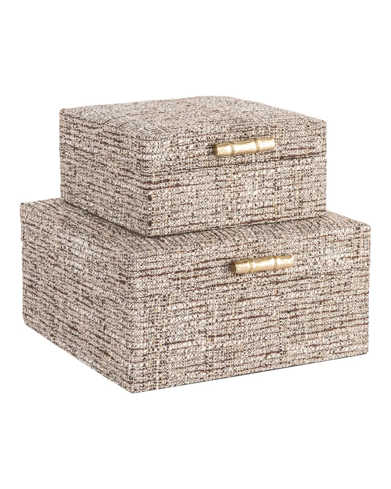 Aufbewahrungsbox Chalenny, Braun, groß von Richmond Interiors, Produktansicht 6