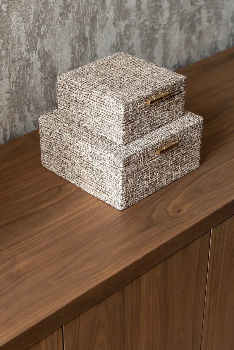 Aufbewahrungsbox Chalenny, Braun, groß von Richmond Interiors, Wohnbeispiel 9, im Wohnraum