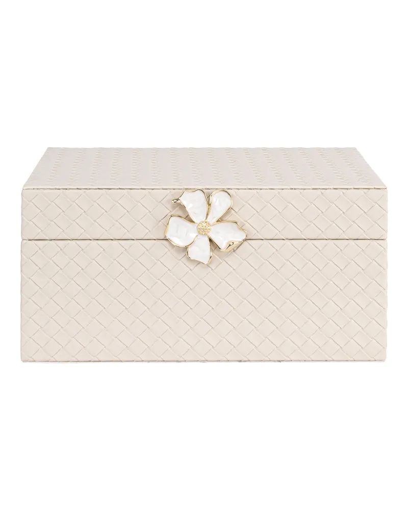 Aufbewahrungsbox Lillie in Ivory, Elfenbein