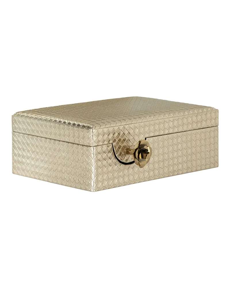 Aufbewahrungsbox Trace, goldfarben, groß von Richmond Interiors, Produktansicht 2