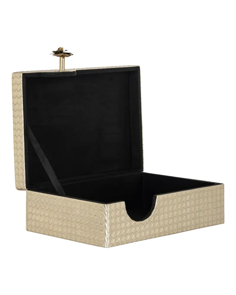 Aufbewahrungsbox Trace, goldfarben, groß von Richmond Interiors, Produktansicht 3