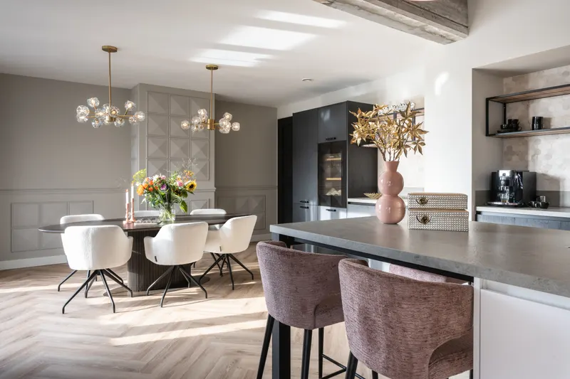 Aufbewahrungsbox Trace, goldfarben, groß von Richmond Interiors, Wohnbeispiel 7, im Wohnraum