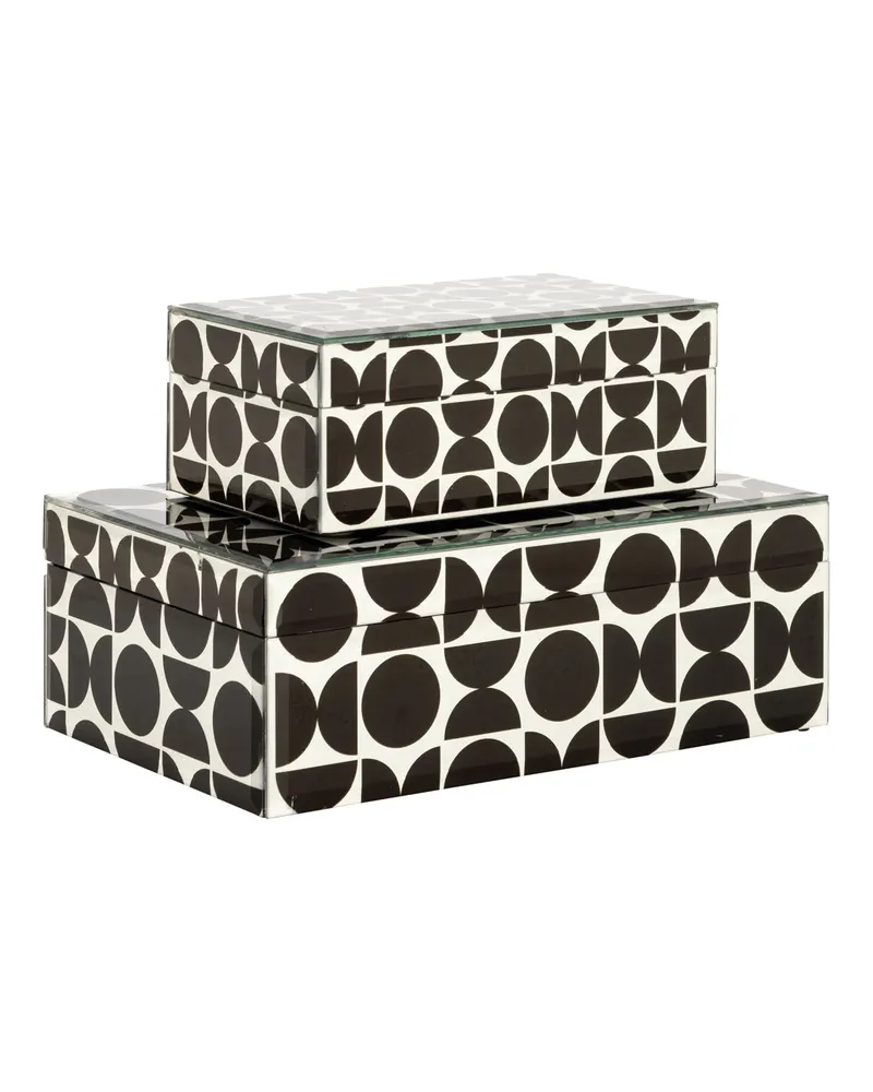 Aufbewahrungsdose Vivian, klein, Schwarz von Richmond Interiors, Produktansicht 5