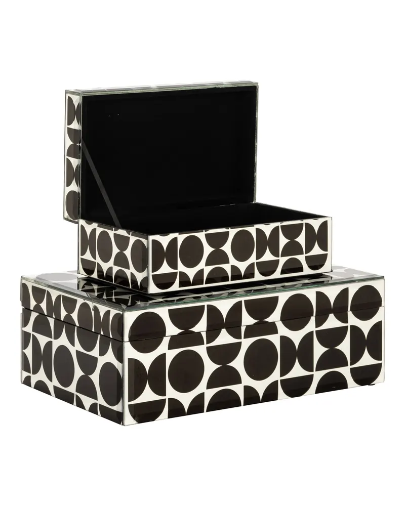 Aufbewahrungsdose Vivian, klein, Schwarz von Richmond Interiors, Produktansicht 7