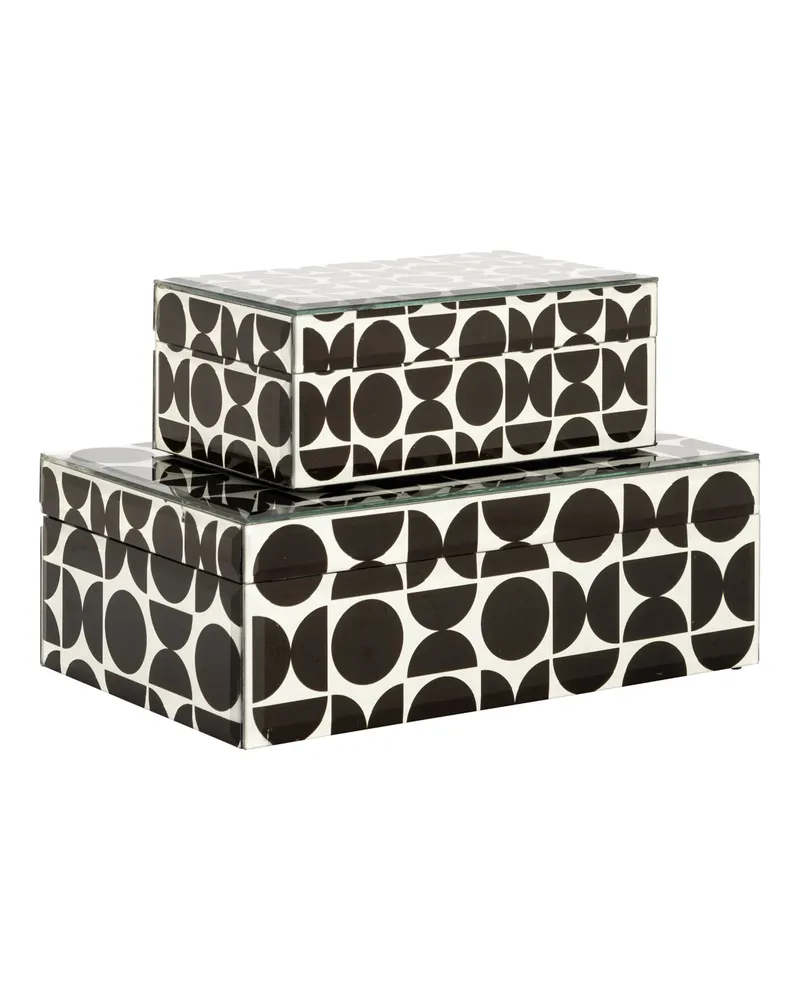 Aufbewahrungsdose Vivian, groß, Schwarz von Richmond Interiors, Produktansicht 5