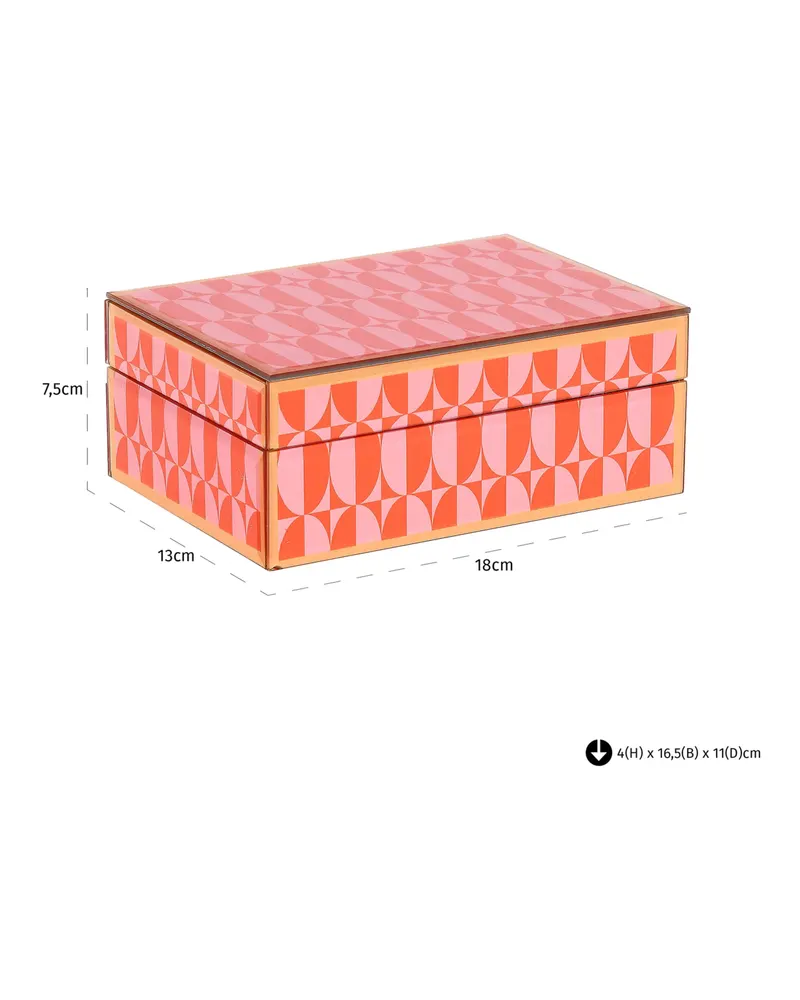 Aufbewahrungsdose Abba, Rosa, klein von Richmond Interiors, Produktansicht 8