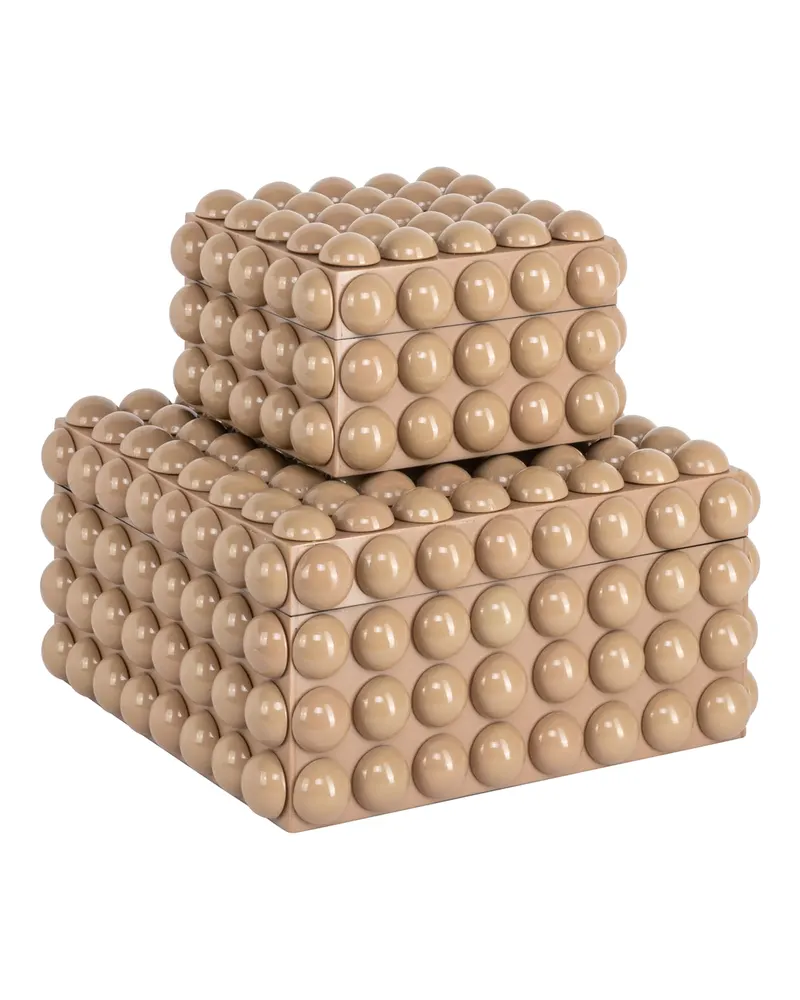 Aufbewahrungsdose Ash, Beige, klein von Richmond Interiors, Produktansicht 5