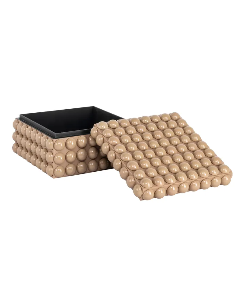 Aufbewahrungsdose Ash, Beige, groß von Richmond Interiors, Produktansicht 3