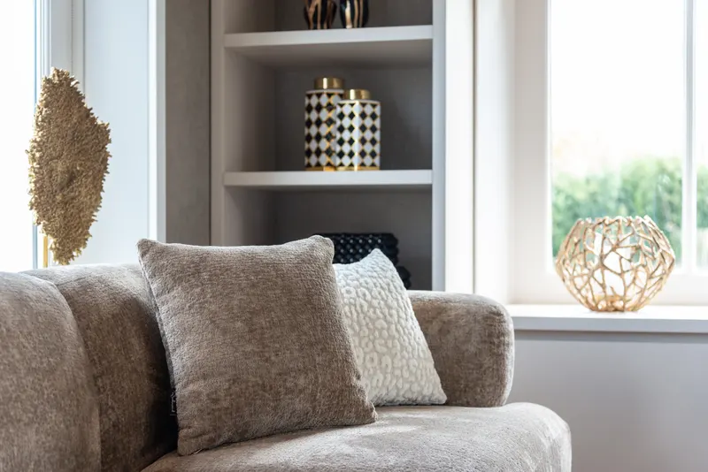 Aufbewahrungsdose Batool groß, Schwarz von Richmond Interiors, Wohnbeispiel 7, im Wohnraum