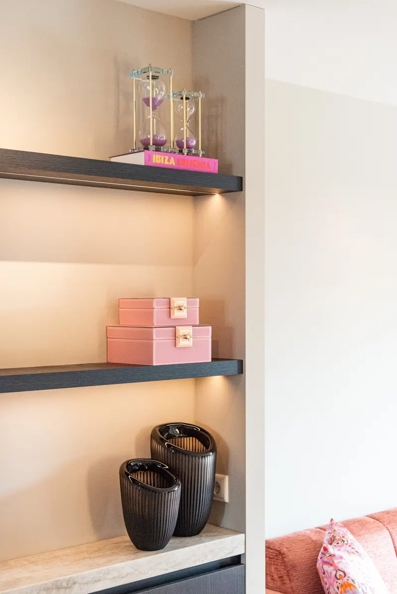 Aufbewahrungsdose Bodine, Rosa, groß von Richmond Interiors, Wohnbeispiel 10, im Wohnraum