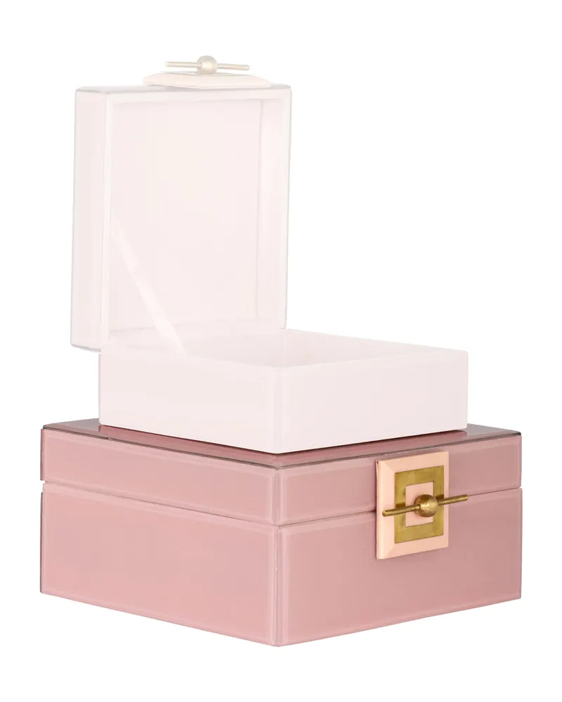 Aufbewahrungsdose Bodine, Rosa, groß von Richmond Interiors, Produktansicht 5