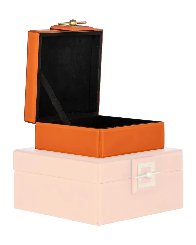 Aufbewahrungsdose Bodine, Orange, klein von Richmond Interiors, Produktansicht 5
