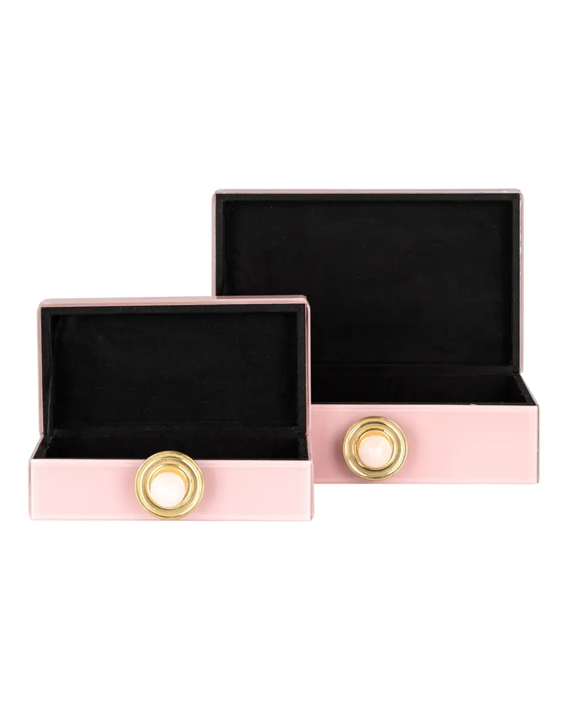 Aufbewahrungsdose Jamila, Rosa, groß von Richmond Interiors, Produktansicht 5