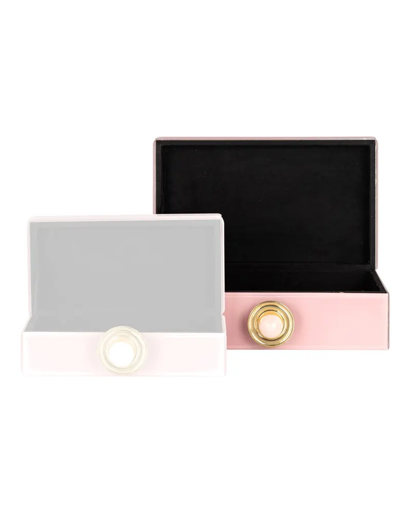 Aufbewahrungsdose Jamila, Rosa, groß von Richmond Interiors, Produktansicht 6